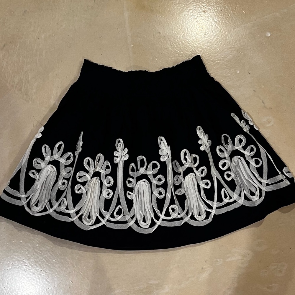 Navy Pink Pineapple brand cute skirt size large